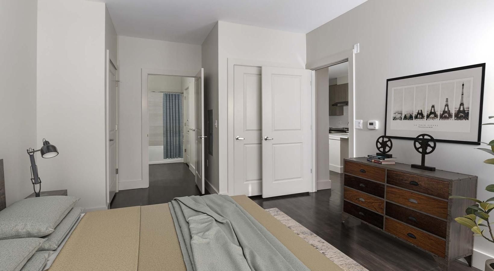 Bedroom options to fit every lifestyle a room with a bed and a dresser